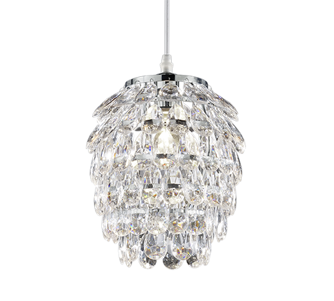 Petty 1Lt 40/60w Crystal Ceiling Light