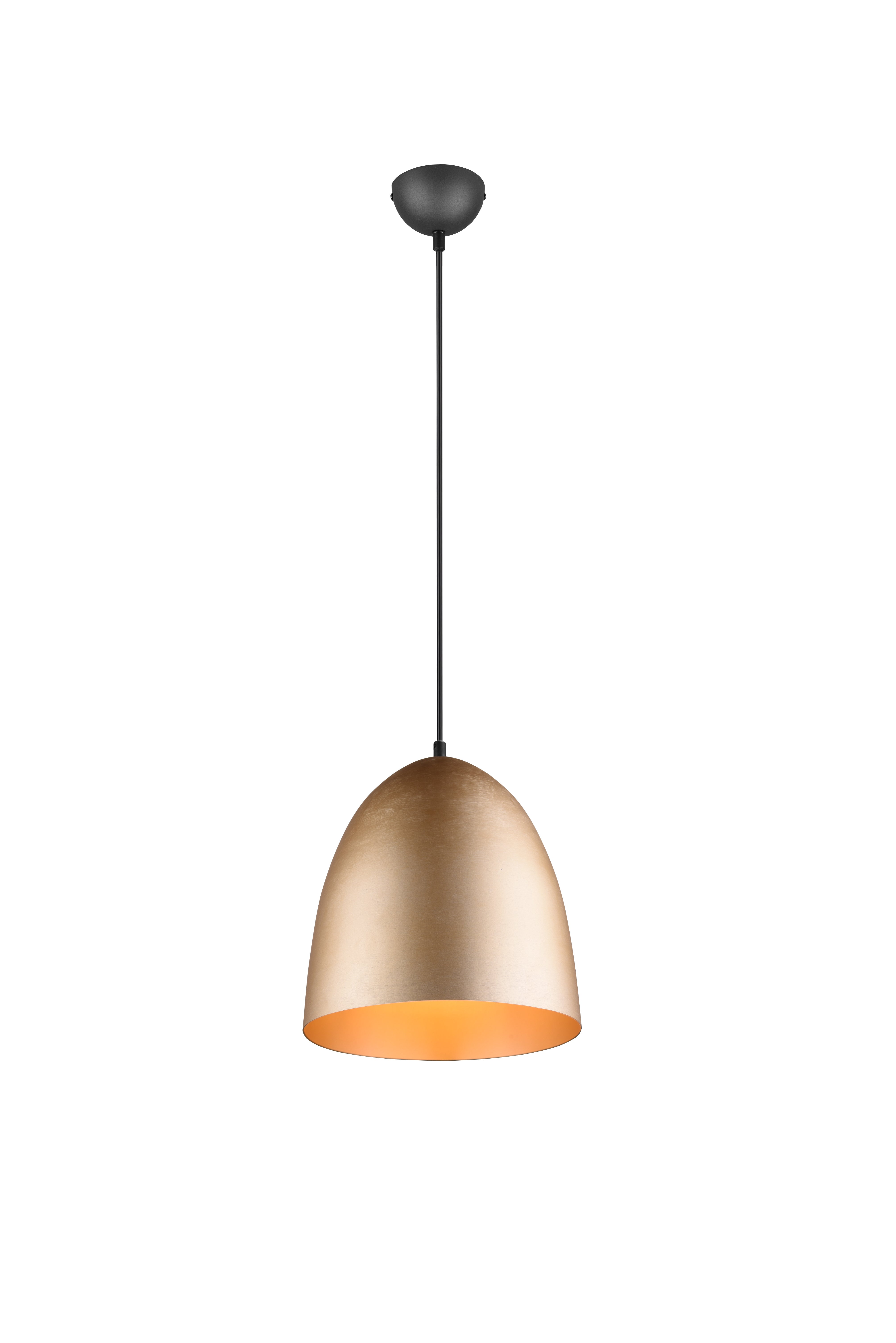 Tilda Medium/Large Hanging Lamp - Black & Gold/Matt White/Matt Brass/Grey Finish