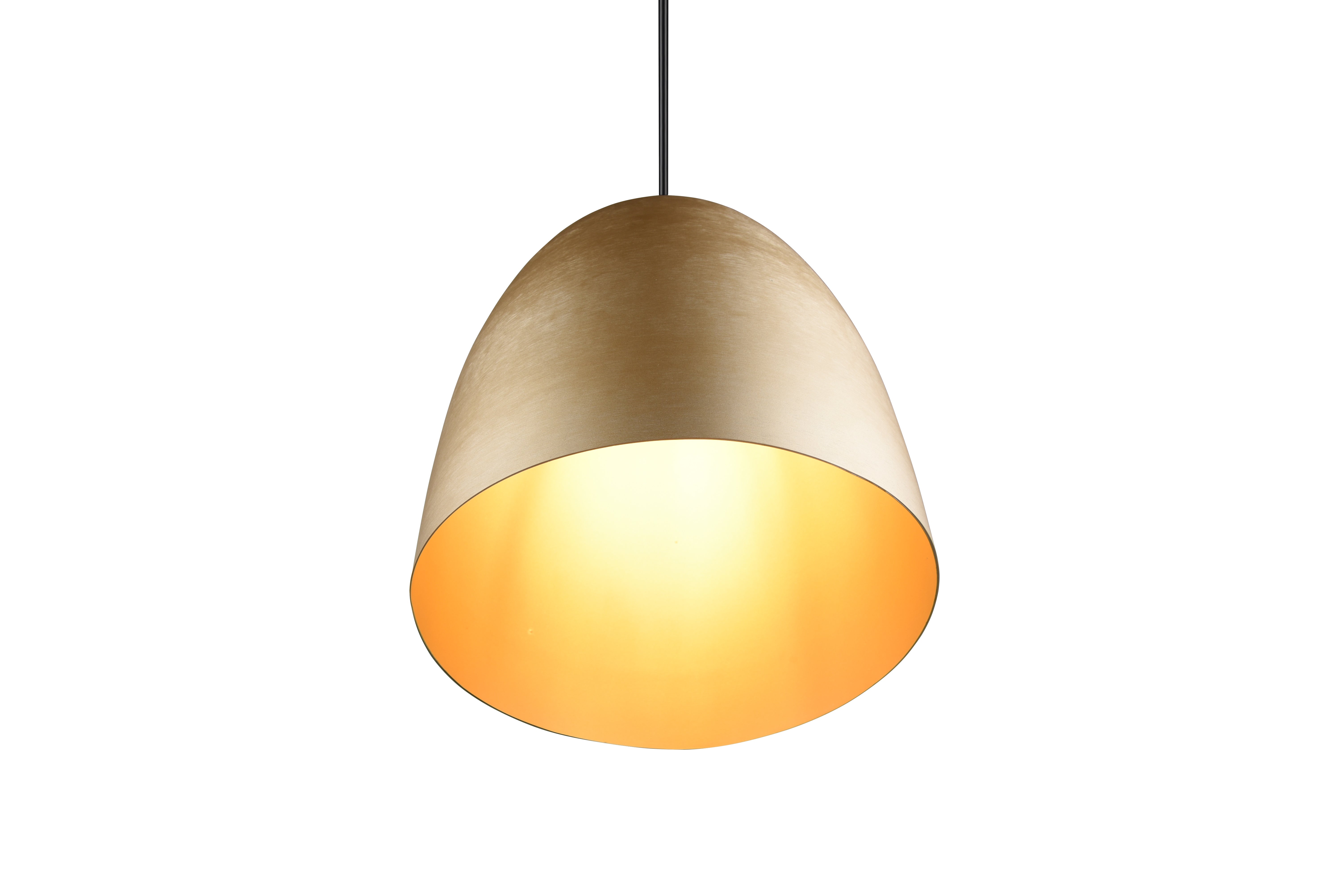 Tilda Medium/Large Hanging Lamp - Black & Gold/Matt White/Matt Brass/Grey Finish