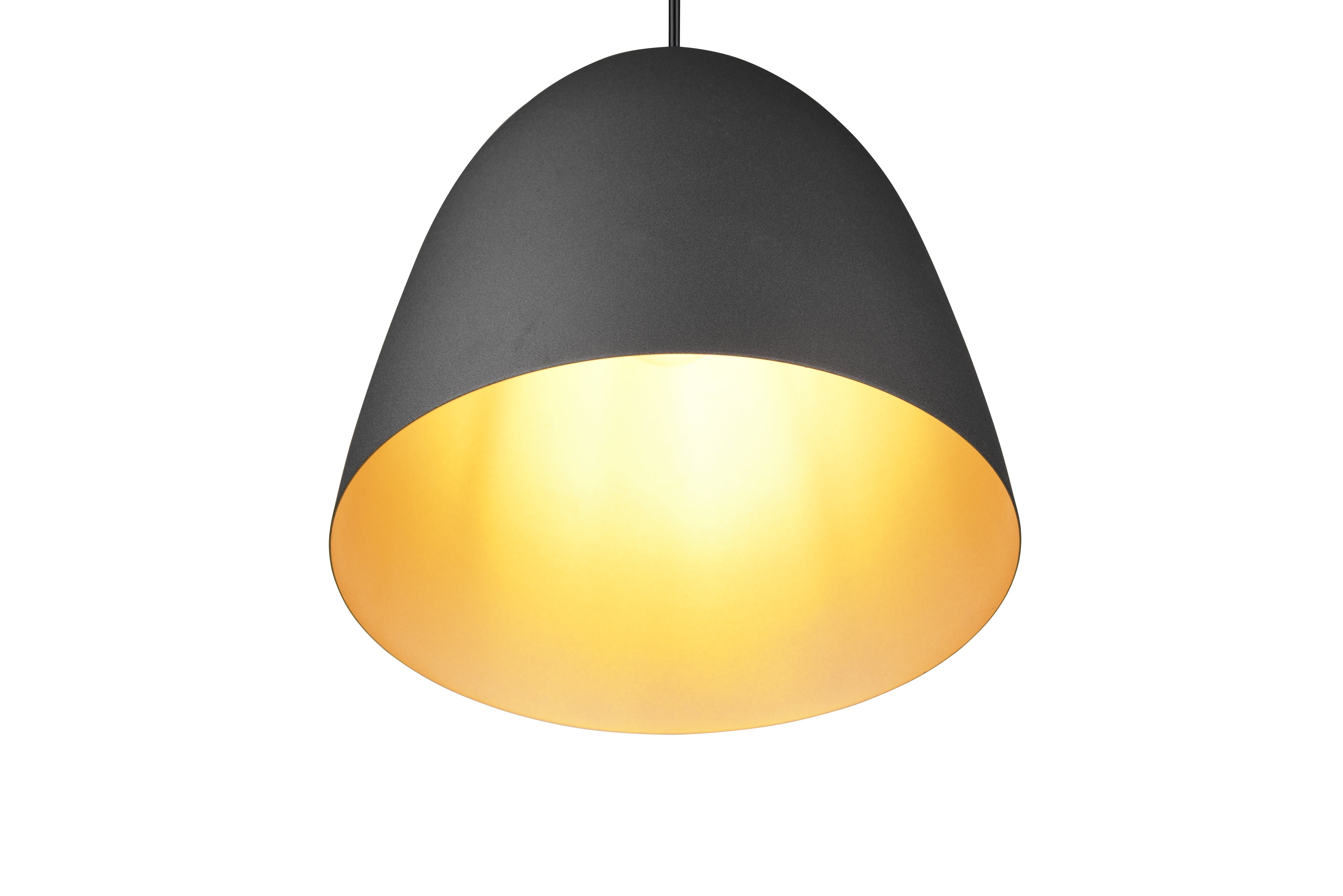 Tilda Medium/Large Hanging Lamp - Black & Gold/Matt White/Matt Brass/Grey Finish