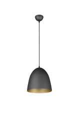 Tilda Medium/Large Hanging Lamp - Black & Gold/Matt White/Matt Brass/Grey Finish