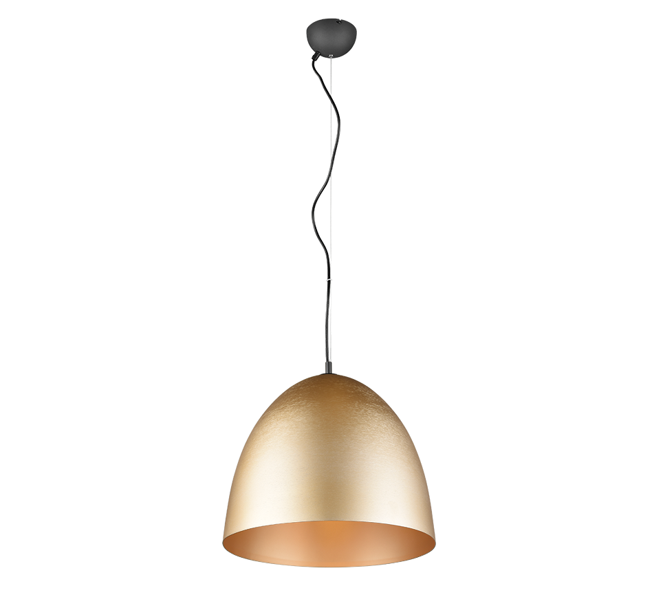 Tilda Medium/Large Hanging Lamp - Black & Gold/Matt White/Matt Brass/Grey Finish