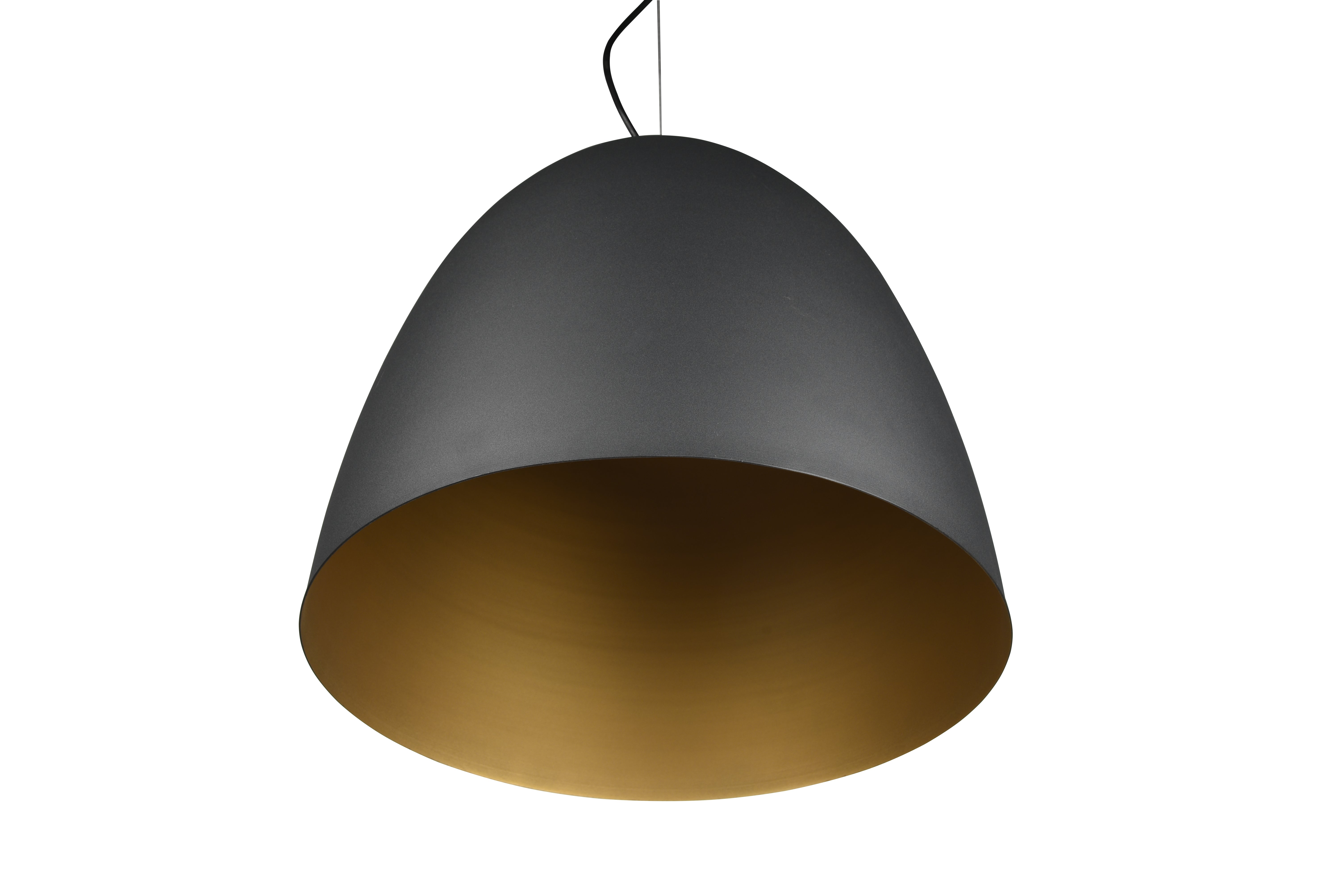 Tilda Medium/Large Hanging Lamp - Black & Gold/Matt White/Matt Brass/Grey Finish