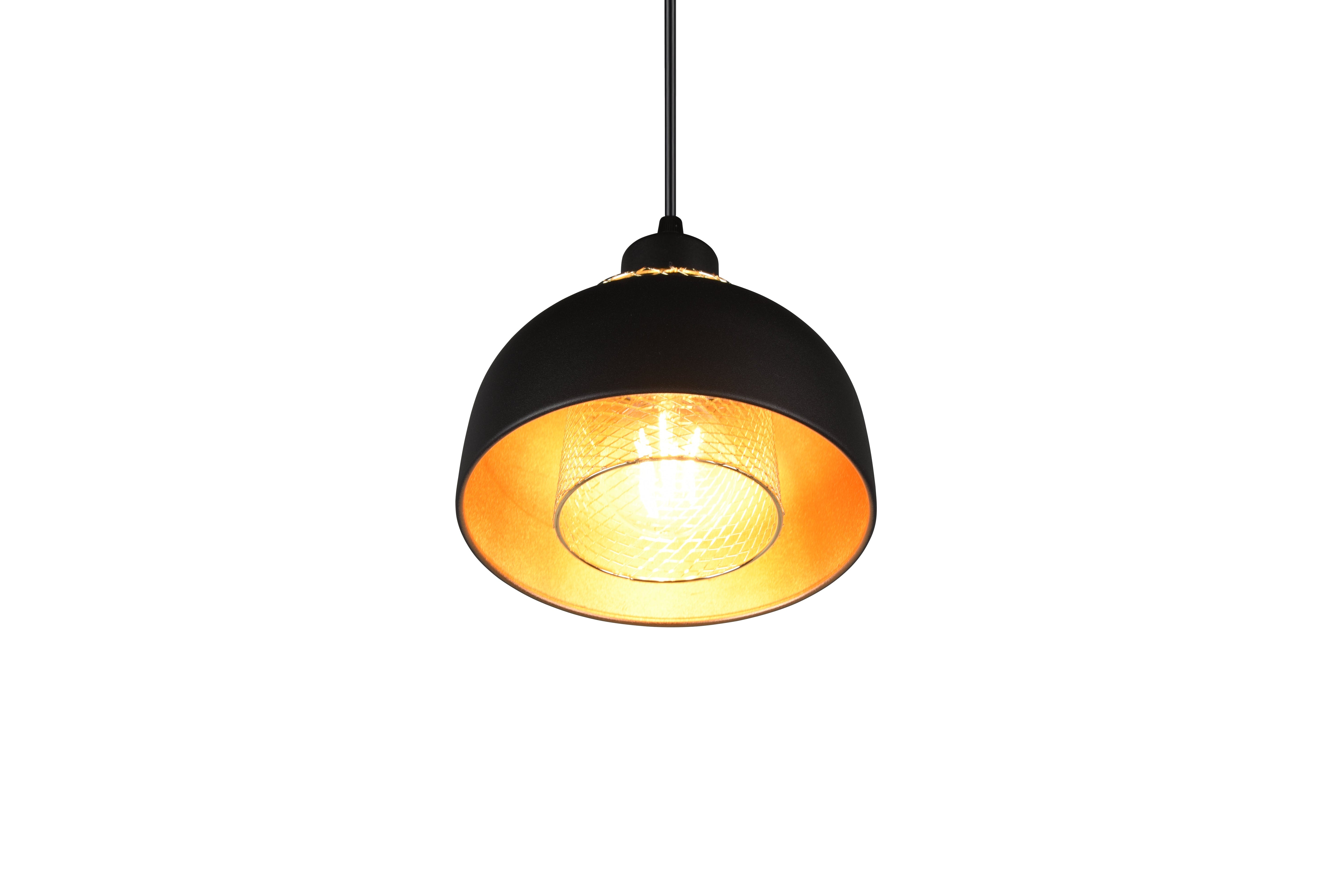Punch Small/Large Hanging Lamp - Matt Black Finish