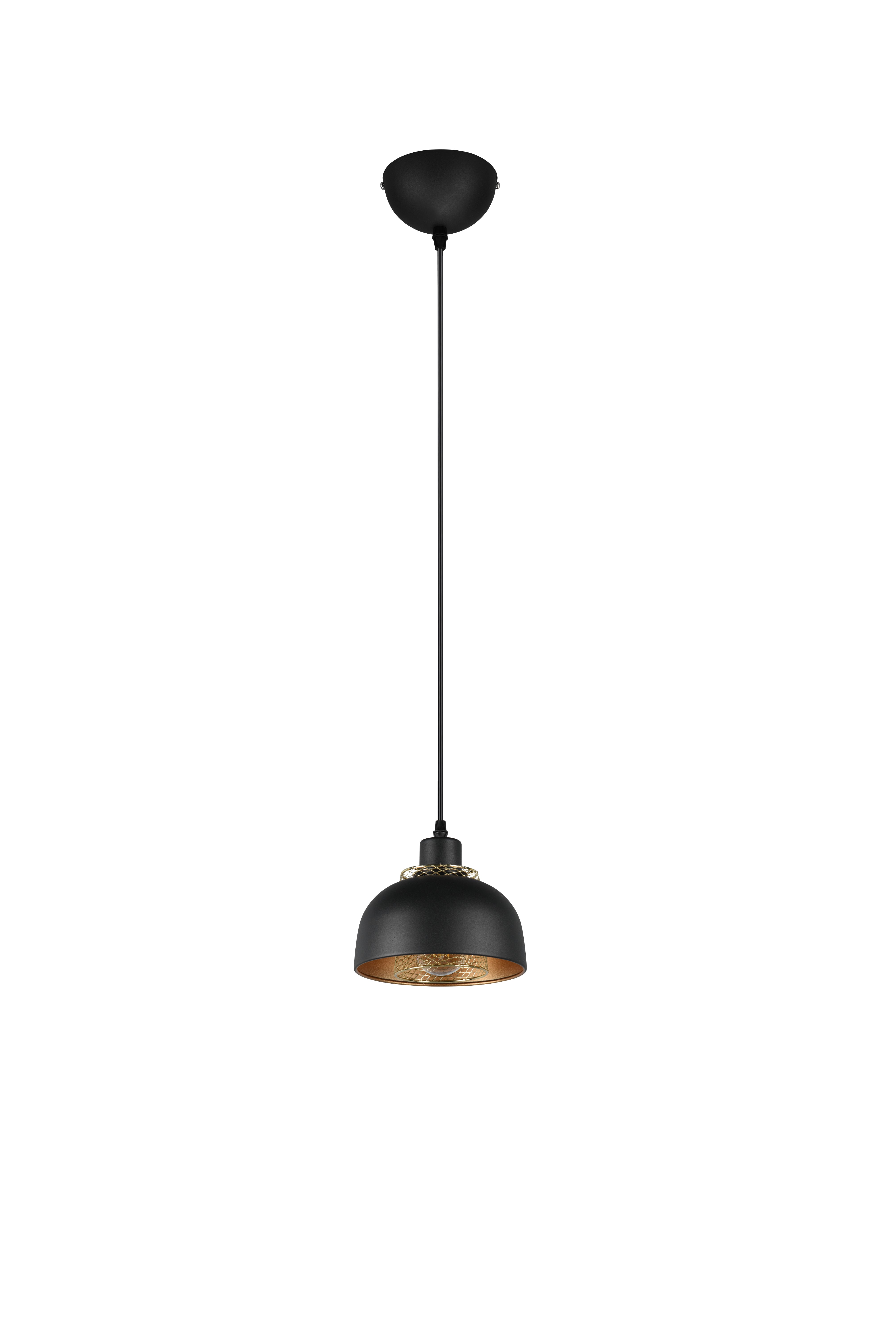 Punch Small/Large Hanging Lamp - Matt Black Finish