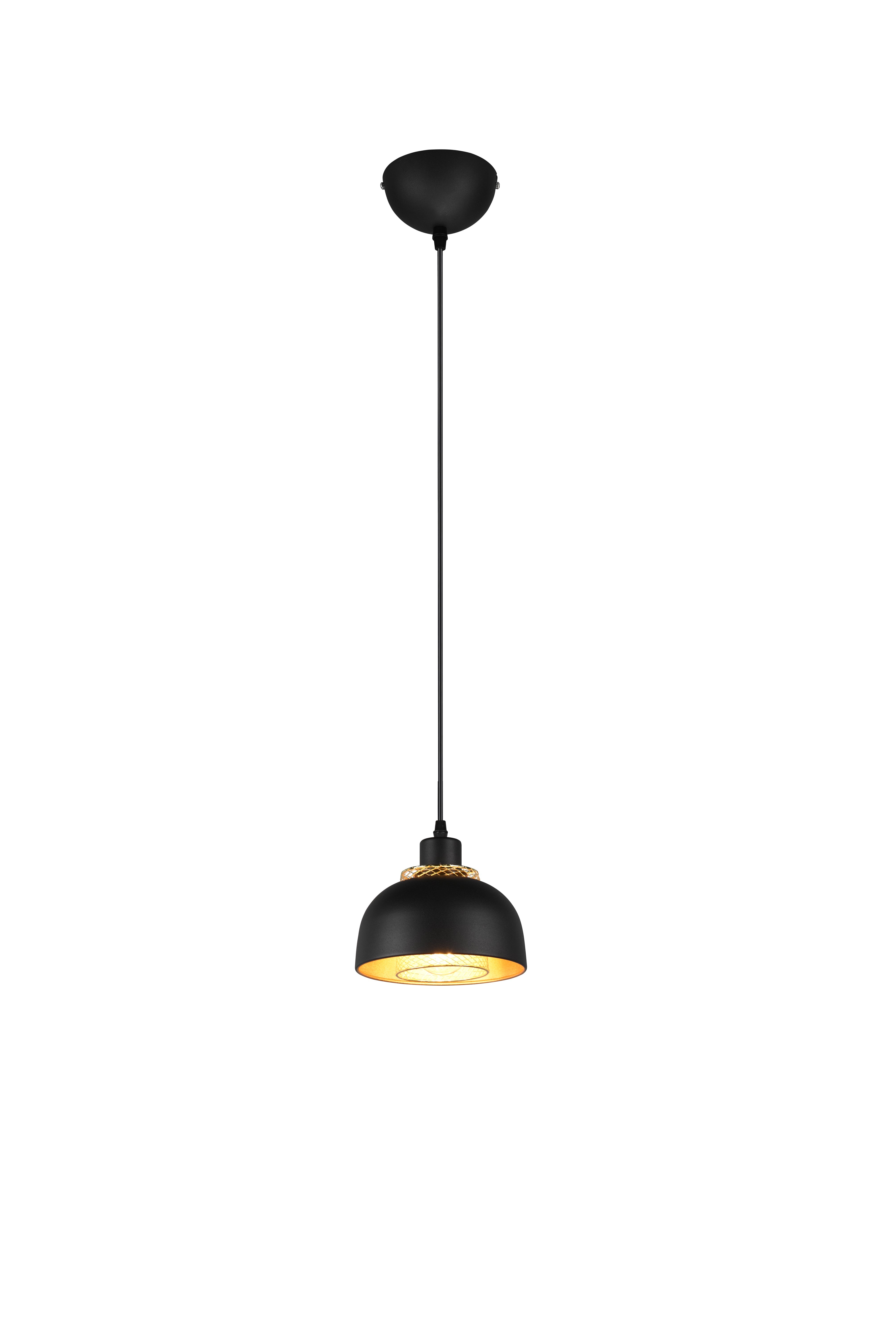 Punch Small/Large Hanging Lamp - Matt Black Finish