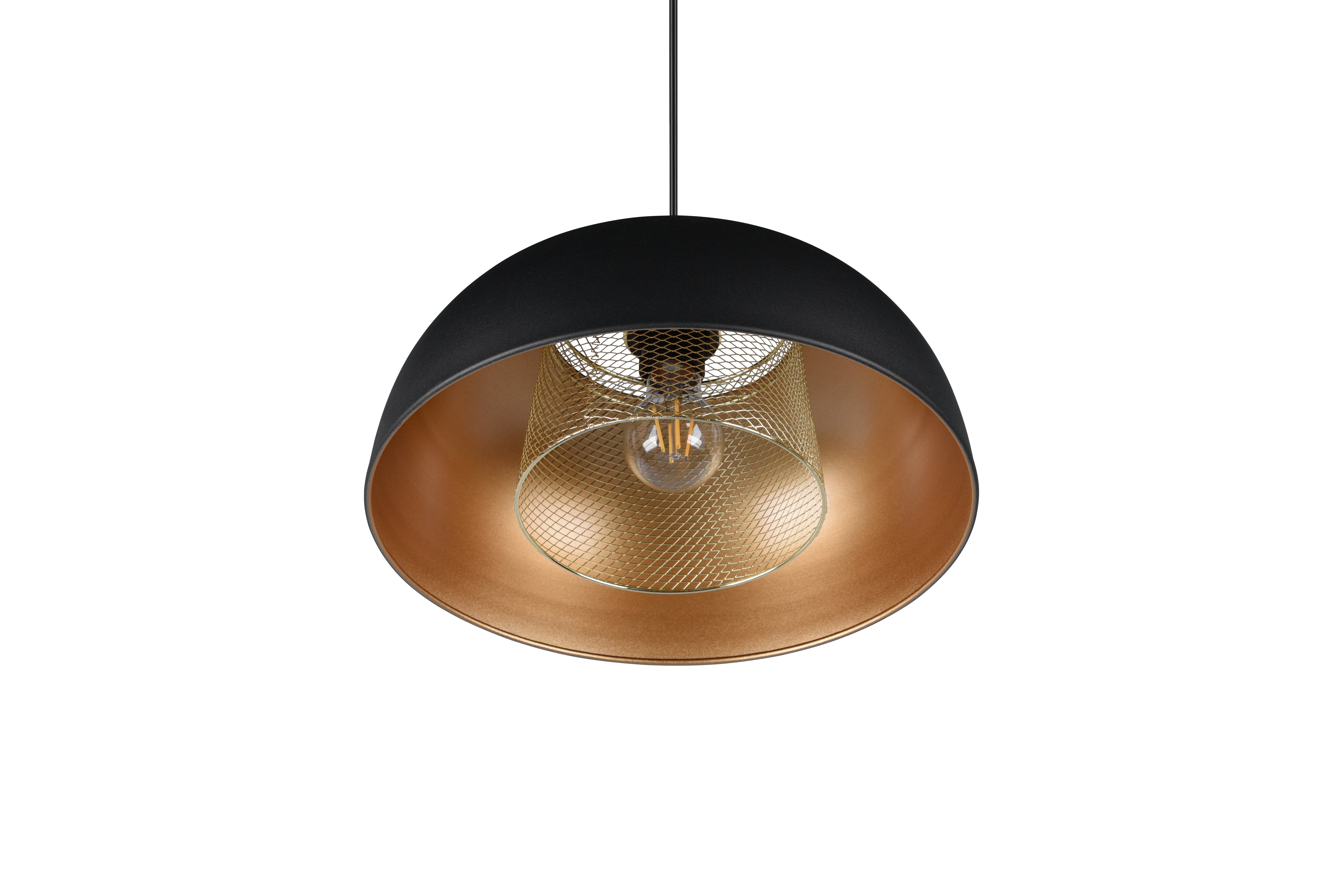 Punch Small/Large Hanging Lamp - Matt Black Finish
