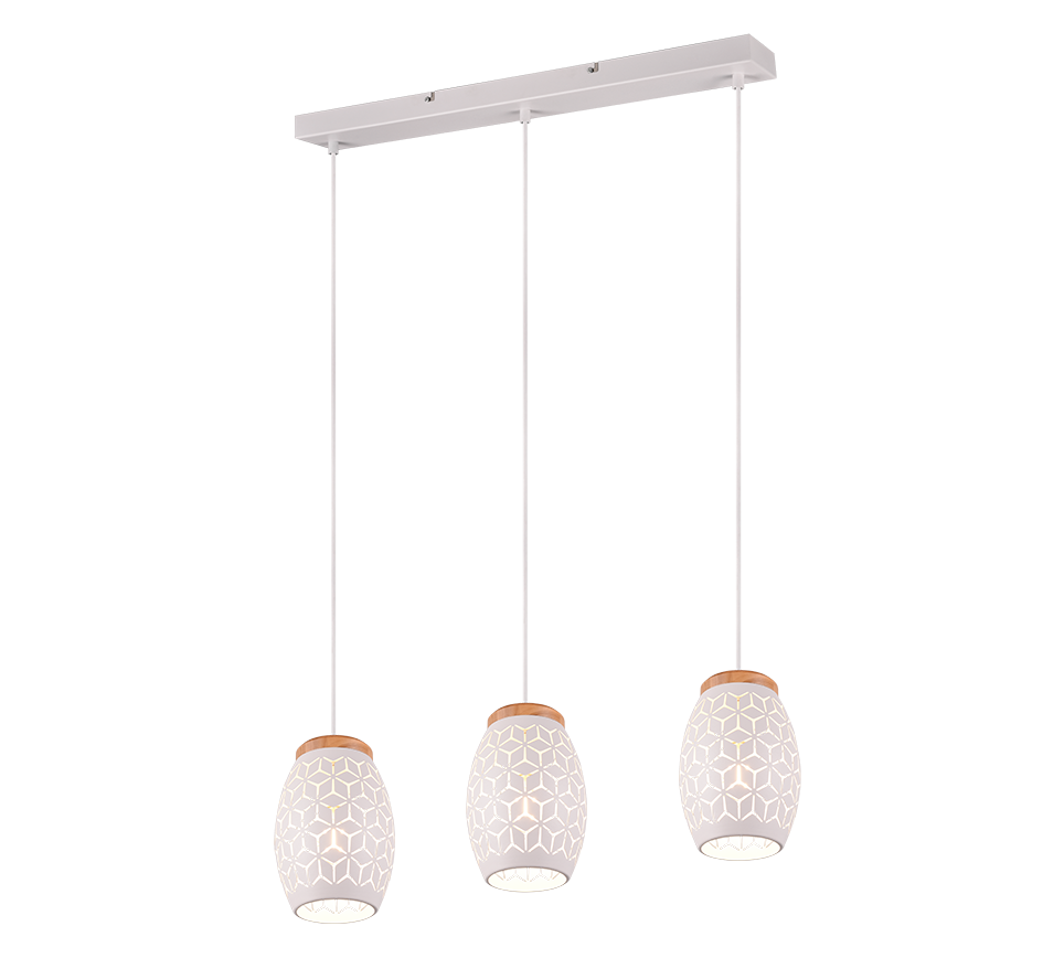 Bidar 3Lt Linear Pendant - Various Colours