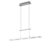Milos LED Linear Pendant - Nickel/Black