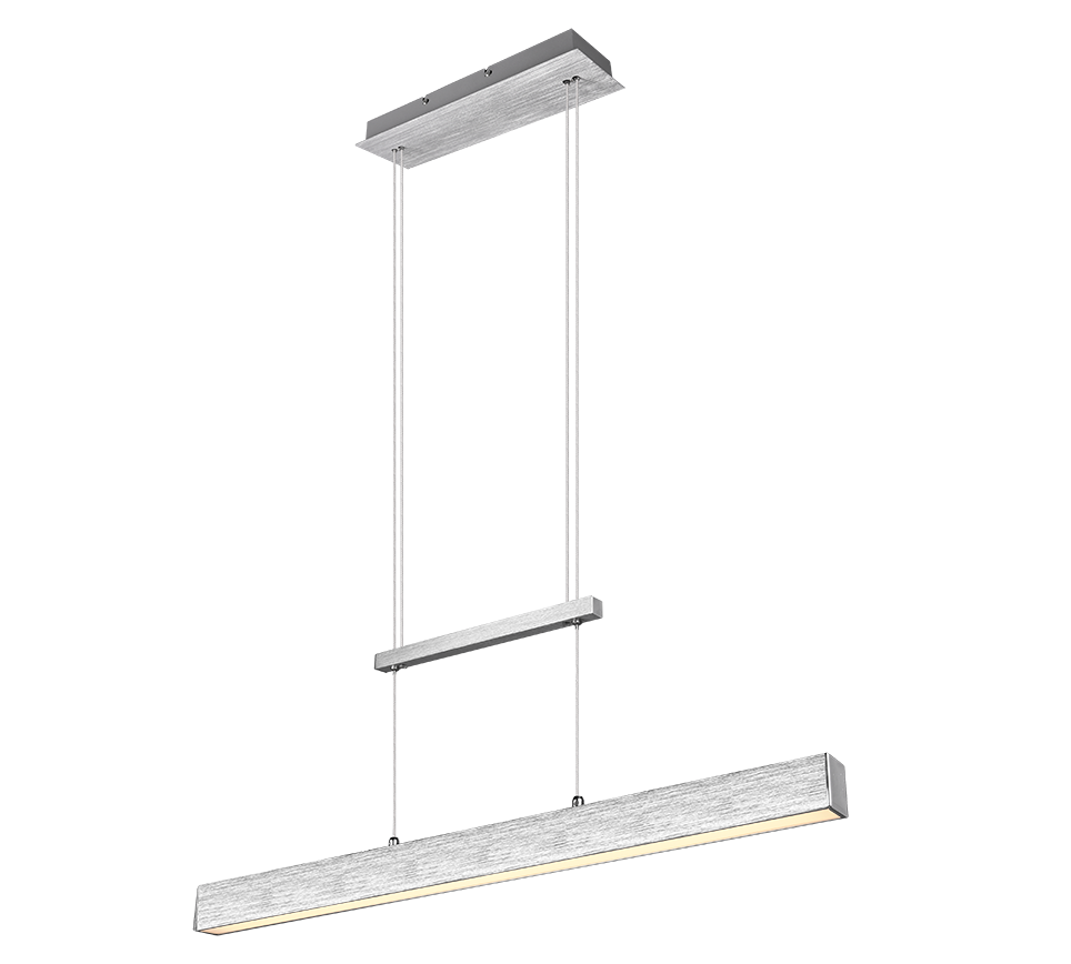 Paros Pendant- Black/ Aluminium Finish