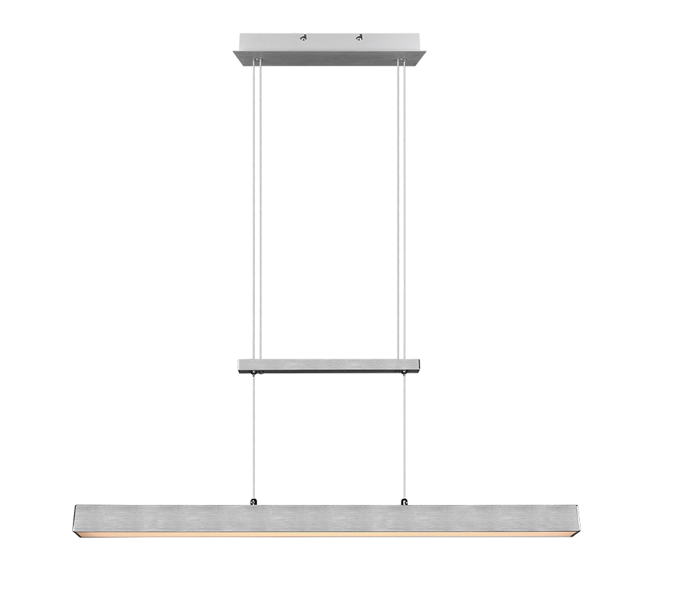 Paros Pendant- Black/ Aluminium Finish