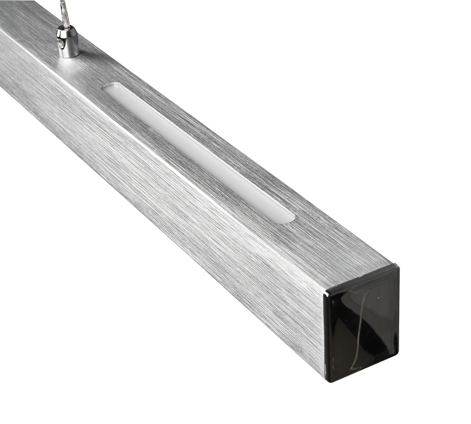 Paros Pendant- Black/ Aluminium Finish