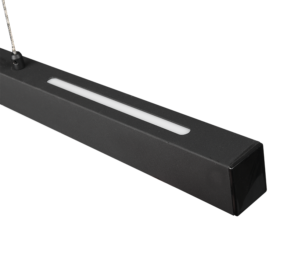 Paros Pendant- Black/ Aluminium Finish