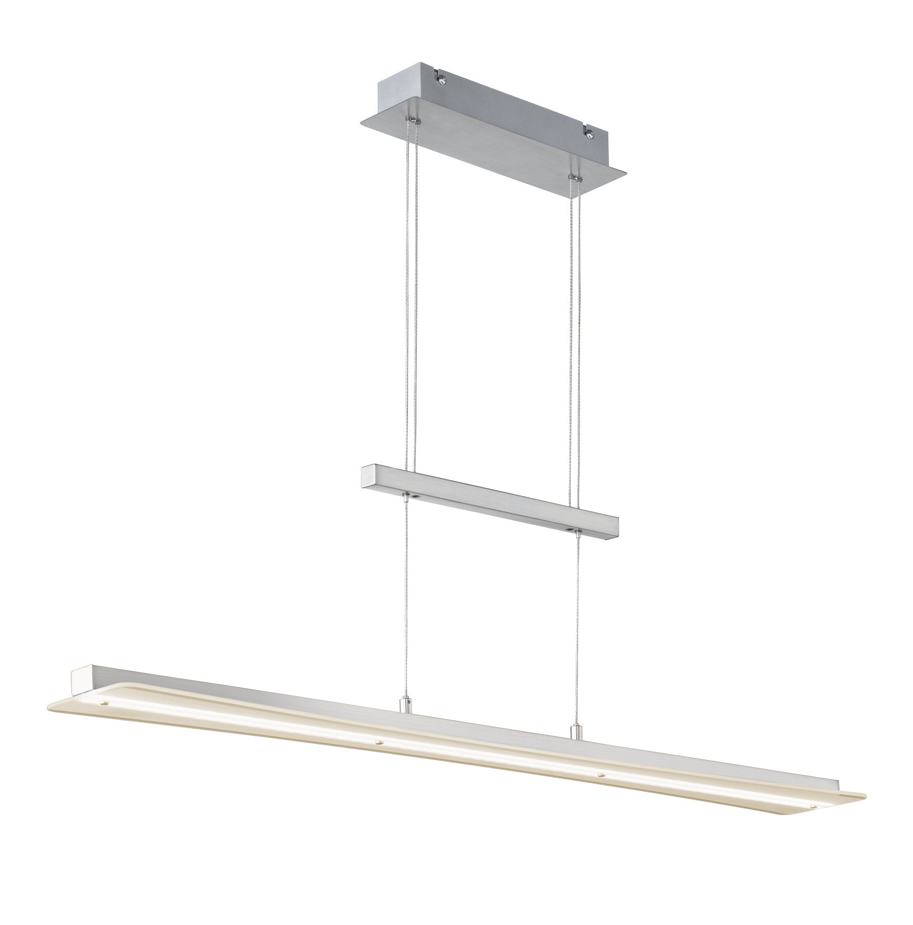 SMASH Linear LED Pendant - Matt Black/Matt Nickel