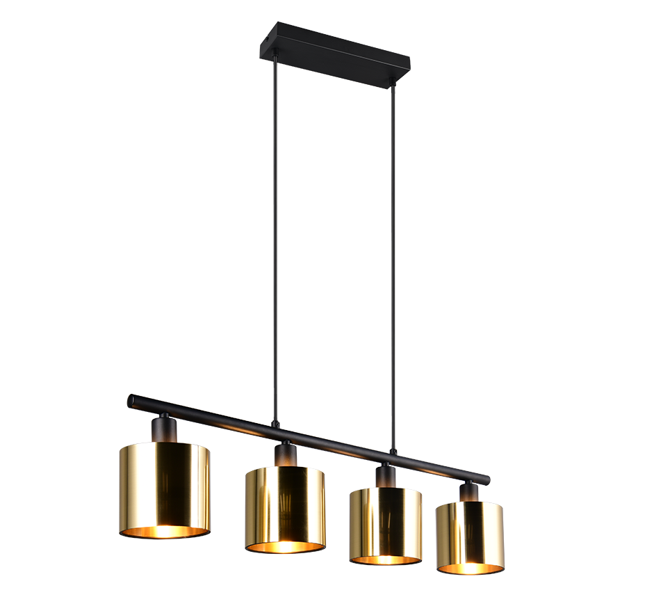 Jason 4Lt Kitchen Island Pendant - Gold/Bronze