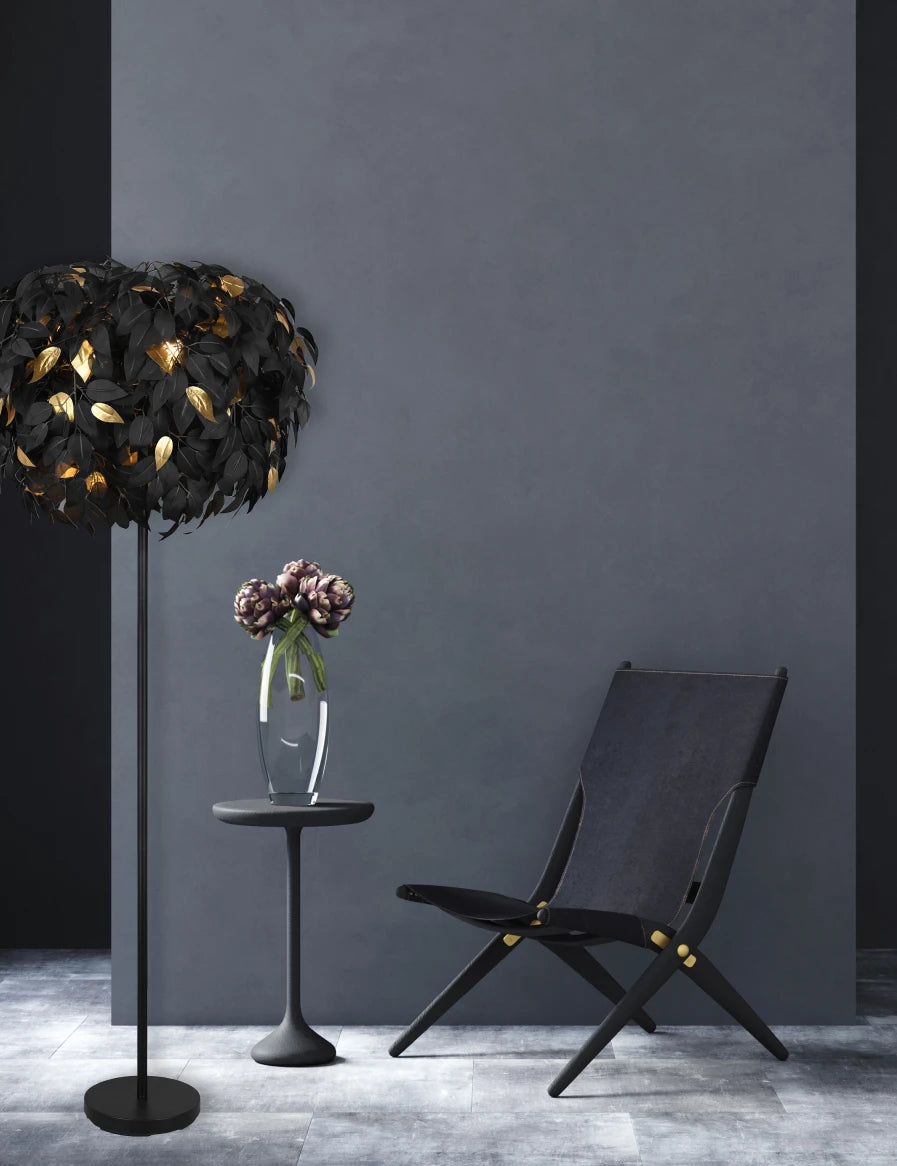 Leavy Modern Floor Lamp - Various Colours