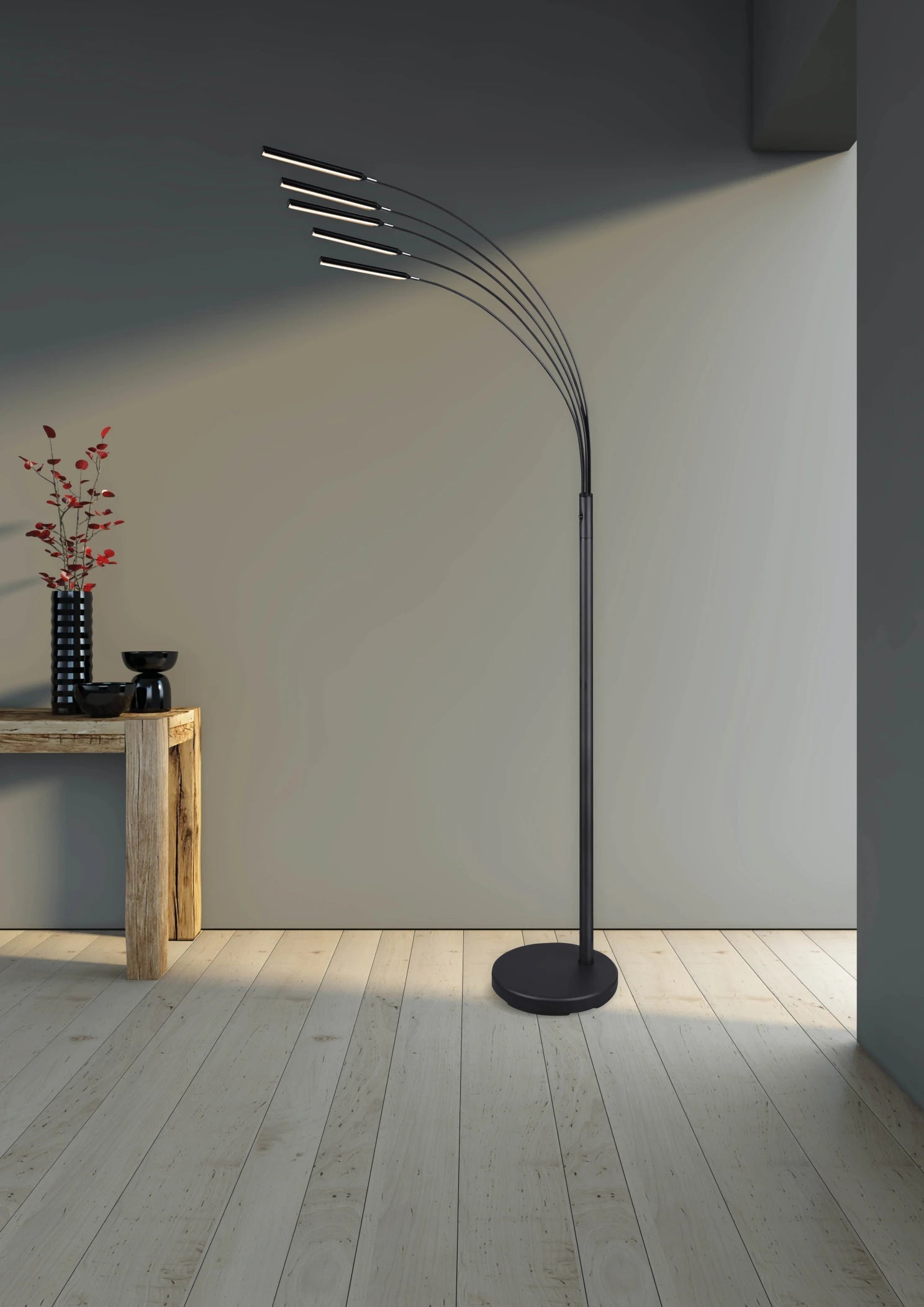 Reed Modern LED Floor Lamp