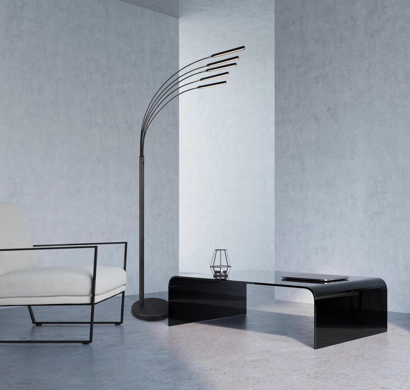 Reed Modern LED Floor Lamp