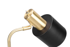 Adam Task/Reading Floor Lamp- Black & Gold