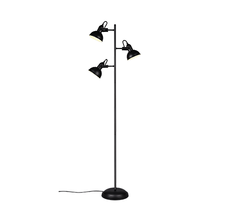 Gina Task/Reading Floor Lamp - Black