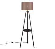 Colette Arc Floor Lamp - Coffee/Black