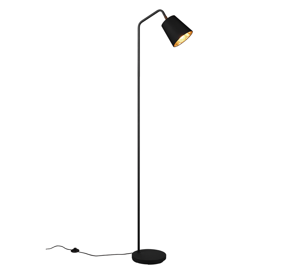 Buddy Task/Reading Floor Lamp - Black/White