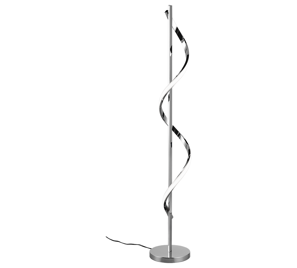 Isabel Modern LED Floor Lamp - Chrome