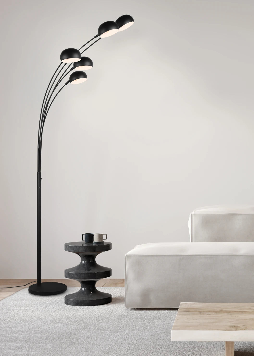 Dito Modern Floor Lamp - Black