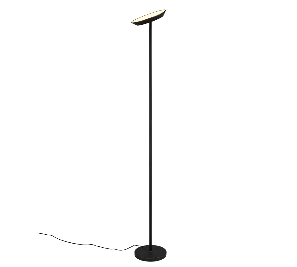 Specter Modern LED Floor Lamp - Black/White