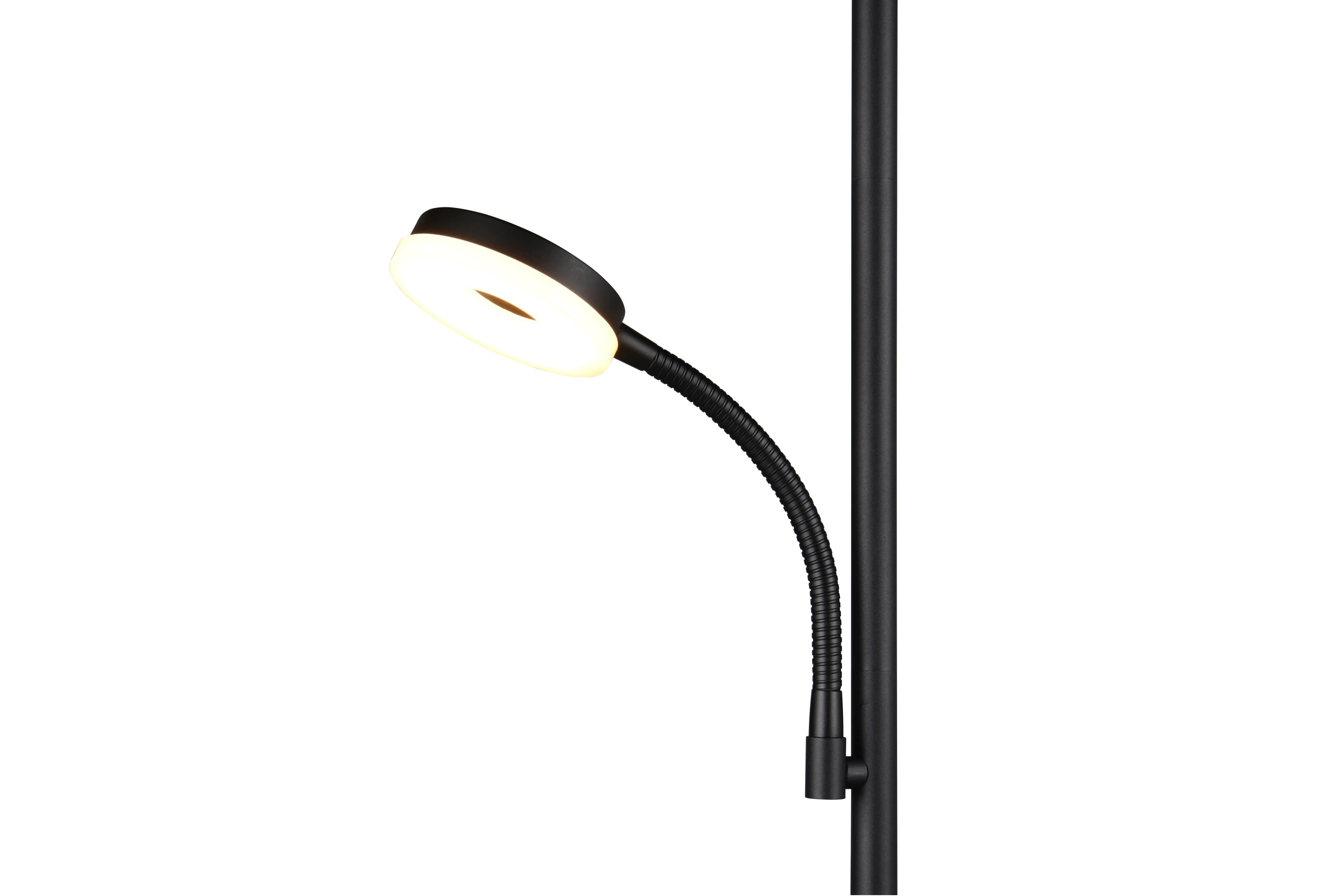 Specter Task/Reading LED Floor Lamp - White/Black