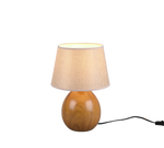 Luxor Wooden Table Lamp - Natural Finish