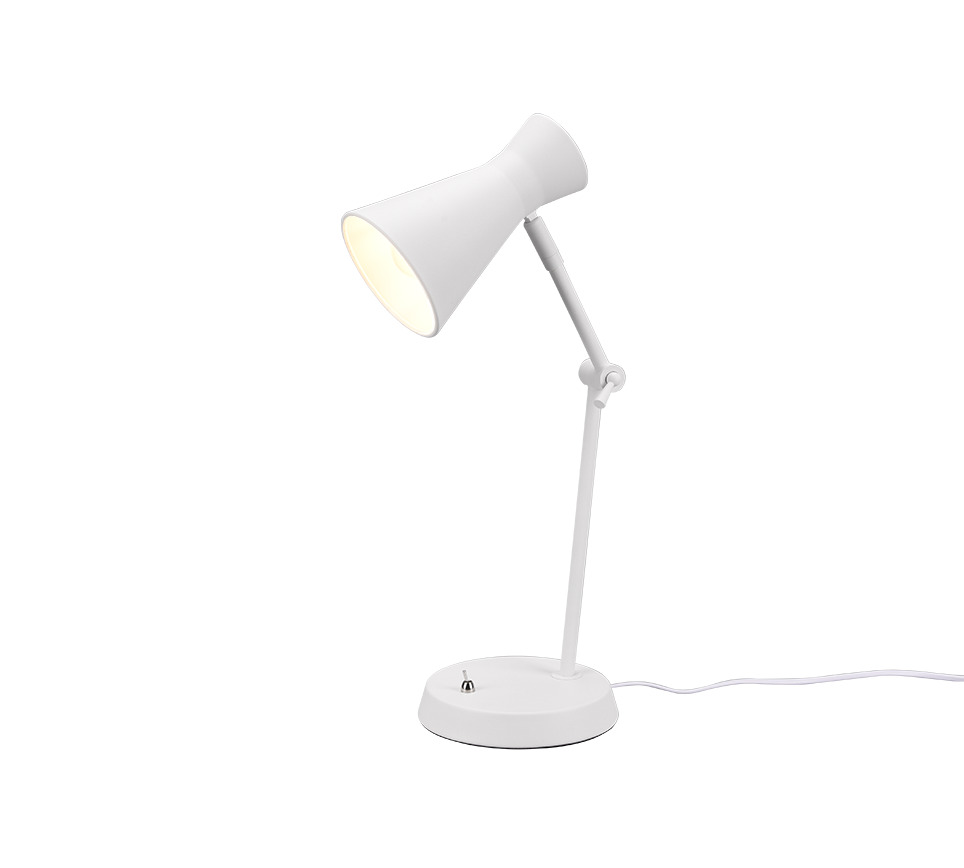 Enzo Task/Reading Table Lamp - White/Black