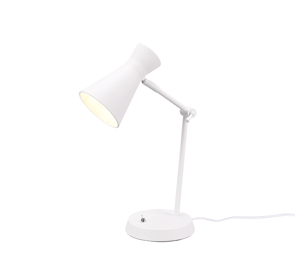 Enzo Task/Reading Table Lamp - White/Black