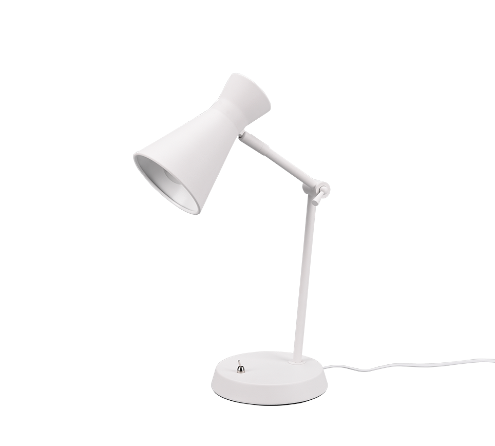 Enzo Task/Reading Table Lamp - White/Black