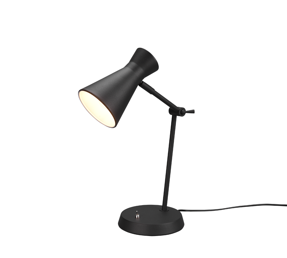 Enzo Task/Reading Table Lamp - White/Black