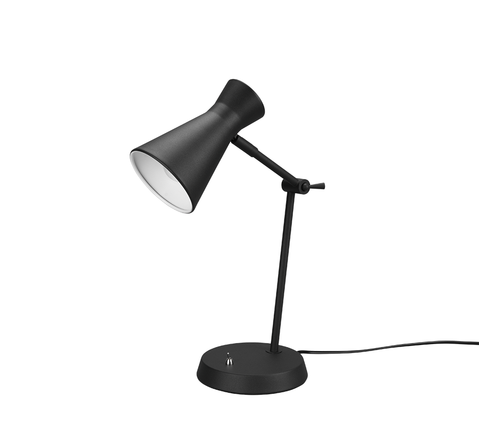 Enzo Task/Reading Table Lamp - White/Black