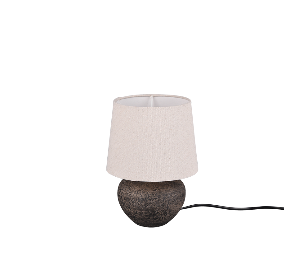 Lou Table Lamp - Brown Ceramic