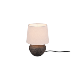 Lou Table Lamp - Brown Ceramic