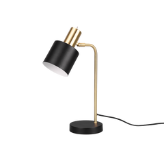 Adam Task/Reading Lamp - Black & Gold