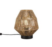 Miki Rattan Style Table Lamp - Paper