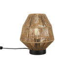 Miki Rattan Style Table Lamp - Paper