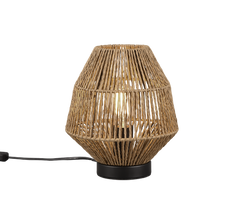 Miki Rattan Style Table Lamp - Paper