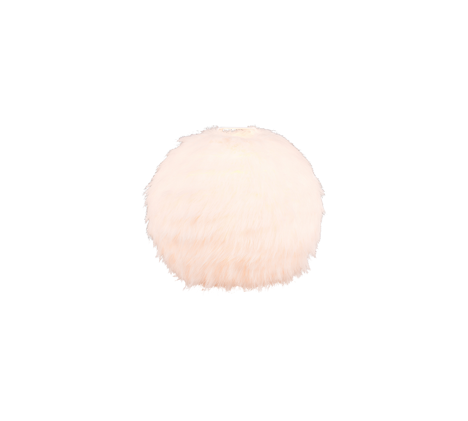 Furry Table Lamp - Synthetic Plush