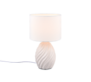 Melva Table Lamp - Black/White