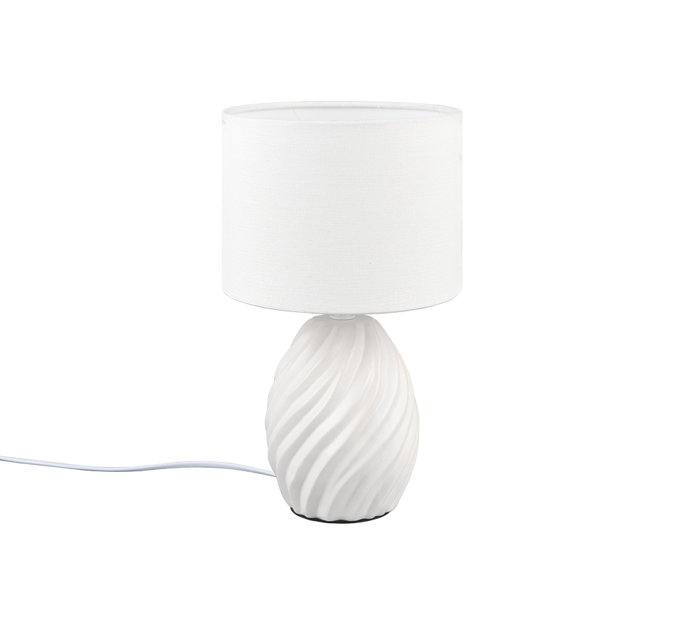 Melva Table Lamp - Black/White