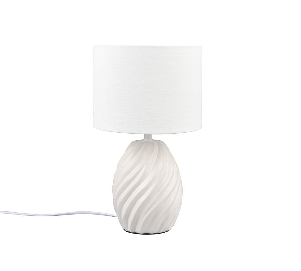 Melva Table Lamp - Black/White