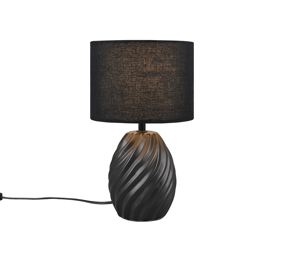 Melva Table Lamp - Black/White