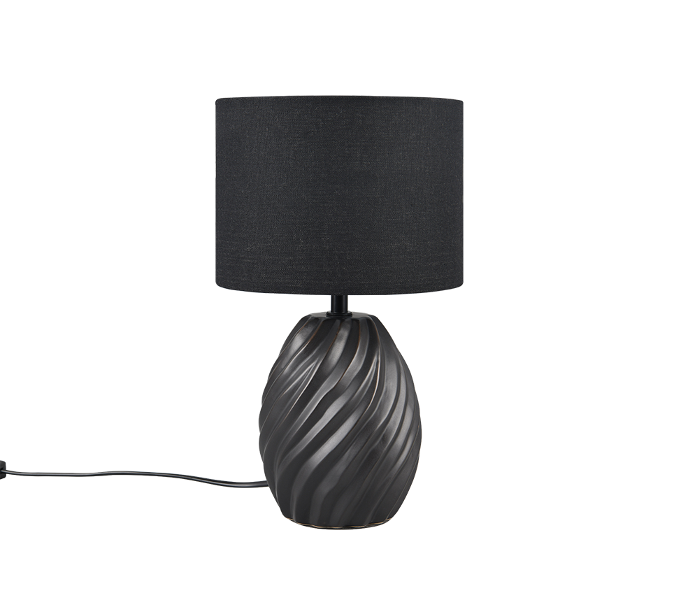 Melva Table Lamp - Black/White