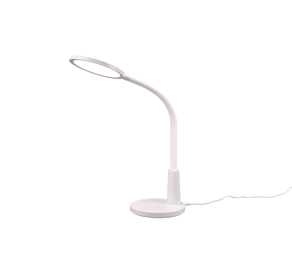 Sally LED Task/Reading Table Lamp - White/Black