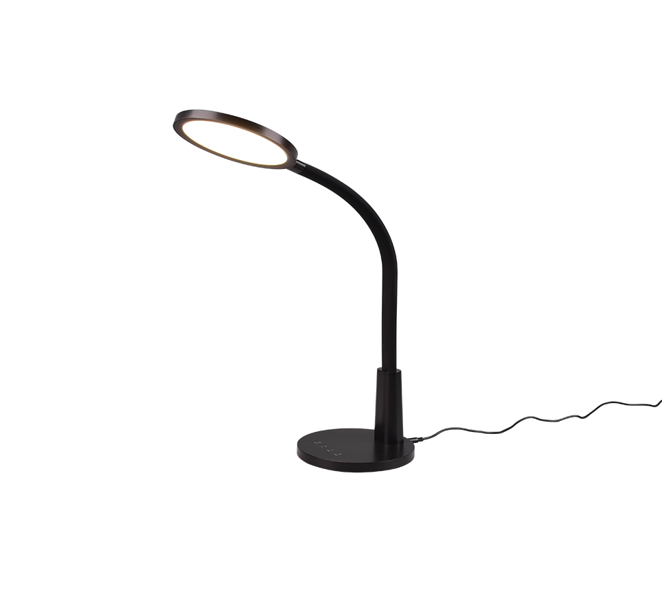 Sally LED Task/Reading Table Lamp - White/Black